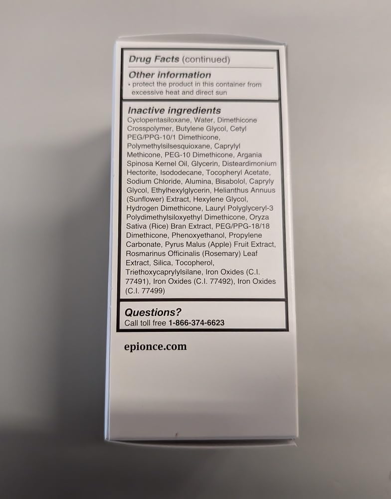 Epionce dermatologist skincare daily shield sun protection container setup