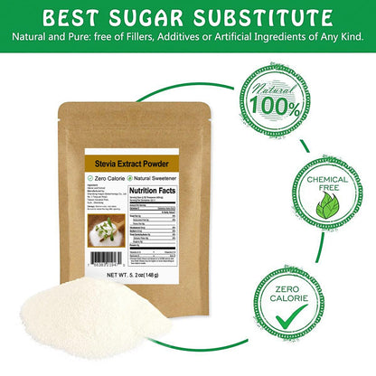 Authentic USA imported CCnature zero calorie natural sweetener resealable packaging close up view