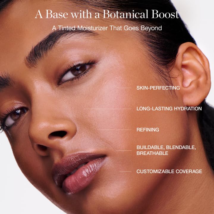 Ogee lightweight tinted moisturizer for face bottle showing Linden shade details.