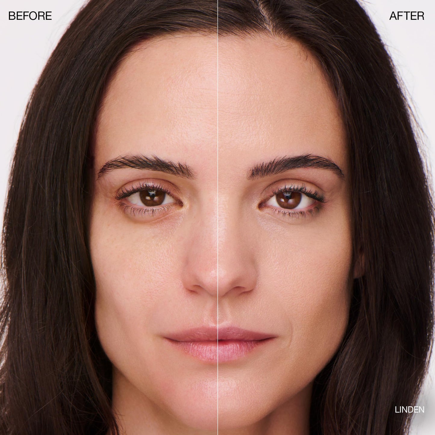 Organic serum foundation packaging highlighting USA imported clean beauty certification.
