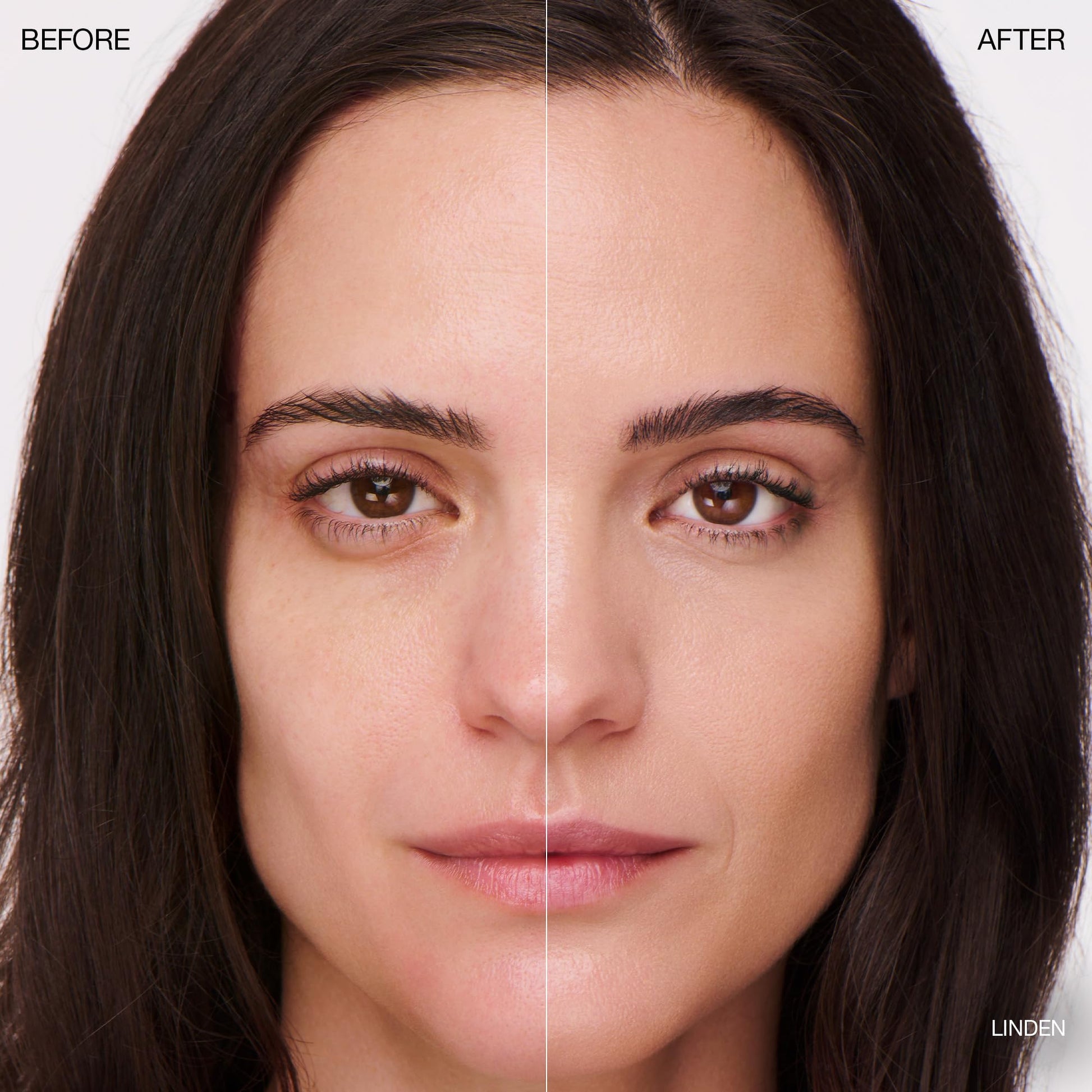 Organic serum foundation packaging highlighting USA imported clean beauty certification.