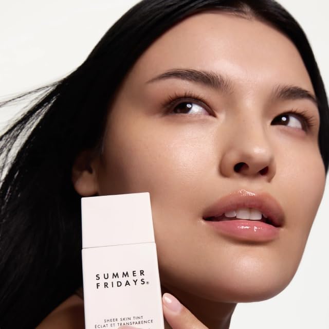 Summer Fridays sheer coverage foundation packaging layout