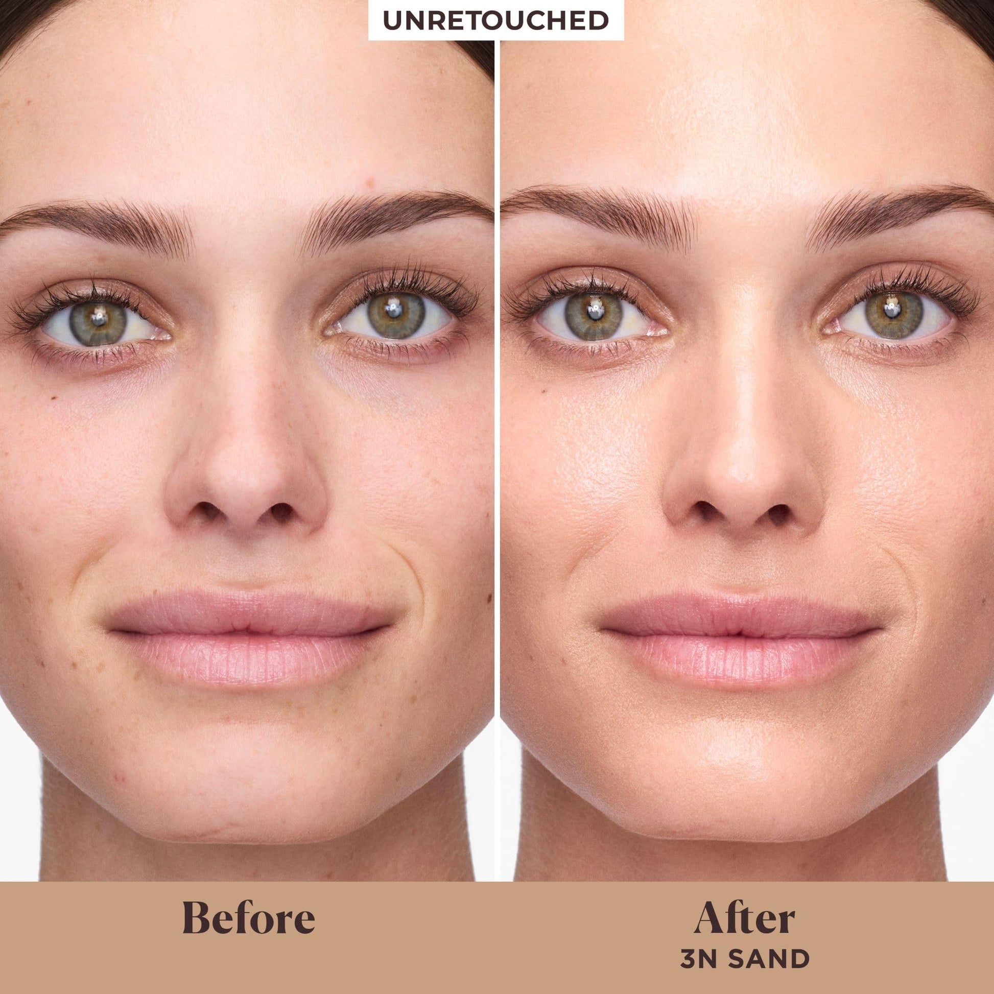 Side profile of the Laura Mercier imported USA beauty tube highlighting the SPF 30 description.
