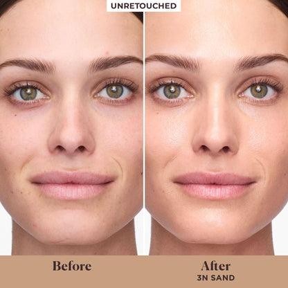 Side profile of the Laura Mercier imported USA beauty tube highlighting the SPF 30 description.