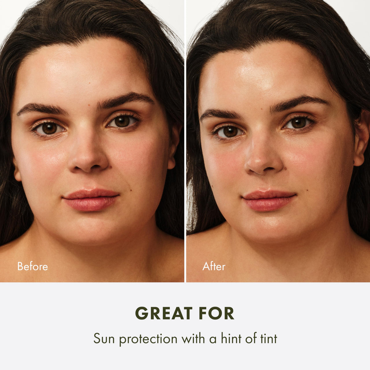Origins GinZing tinted moisturizer texture swatch showing shade adaptability