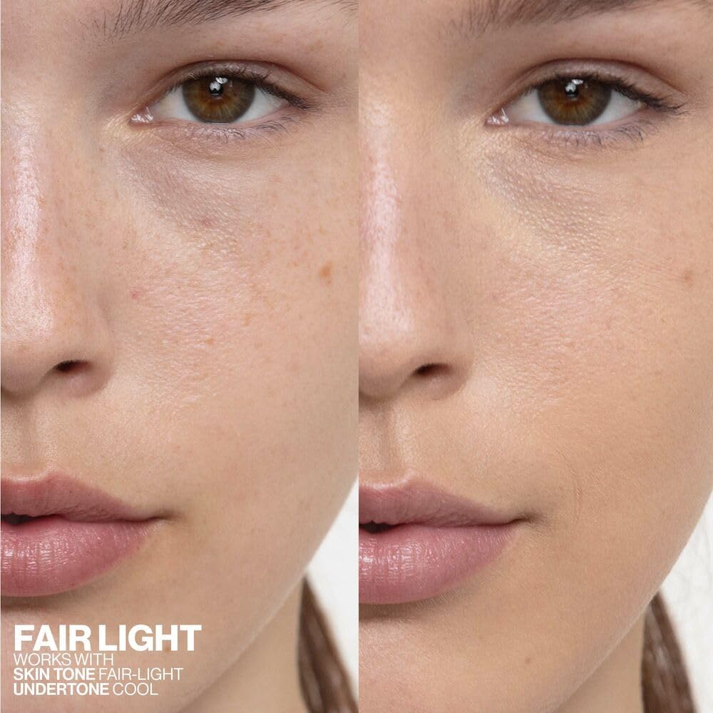 Smashbox Halo Healthy Glow skin tint cream texture swatch on a neutral background