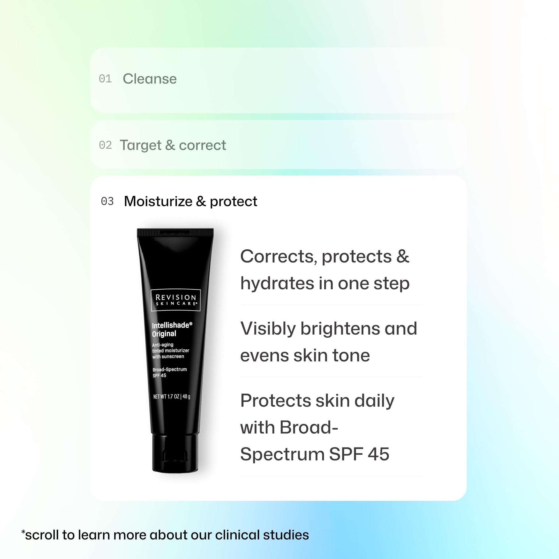 Revision Skincare original 5 in 1 tinted cream for normal to dry skin