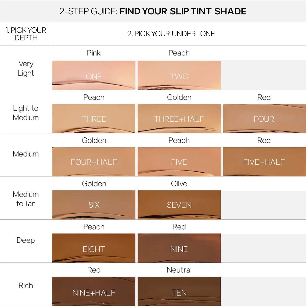 Saie non-toxic glowy skin tint shade three swatch application
