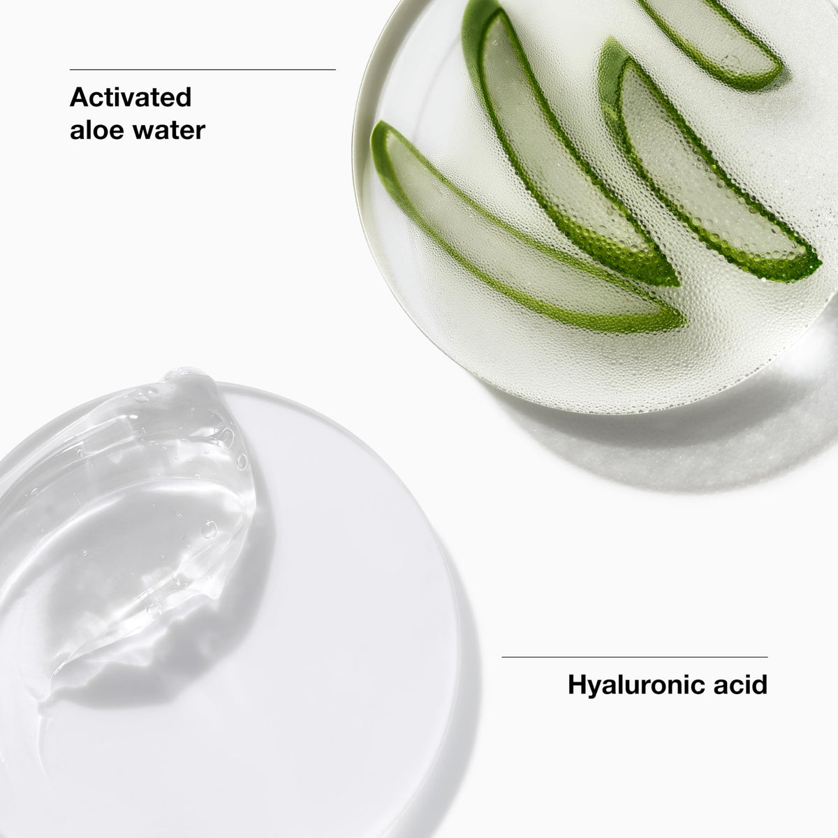 Clinique Moisture Surge skincare benefits label display