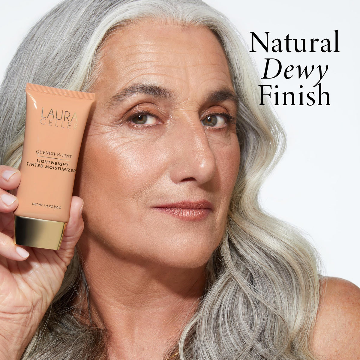Laura Geller lightweight tinted moisturizer texture display