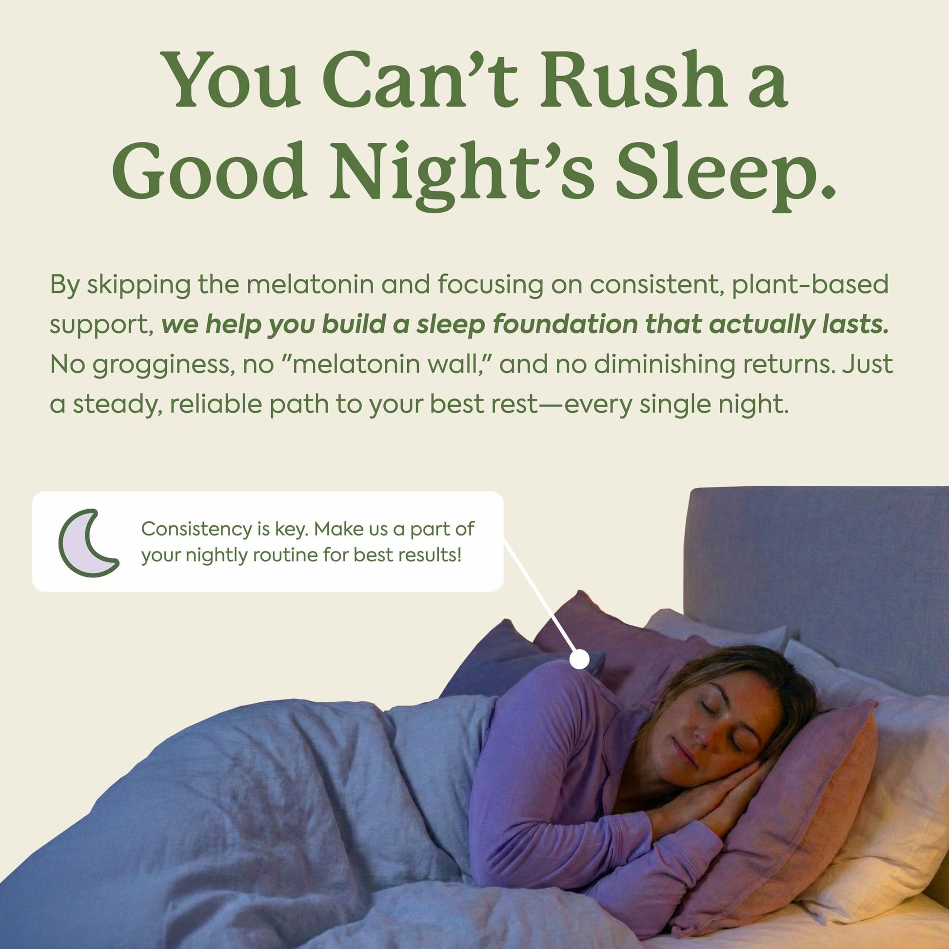 Authentic Plant People vegan sleep aid gummies with Reishi mushroom and saffron extract