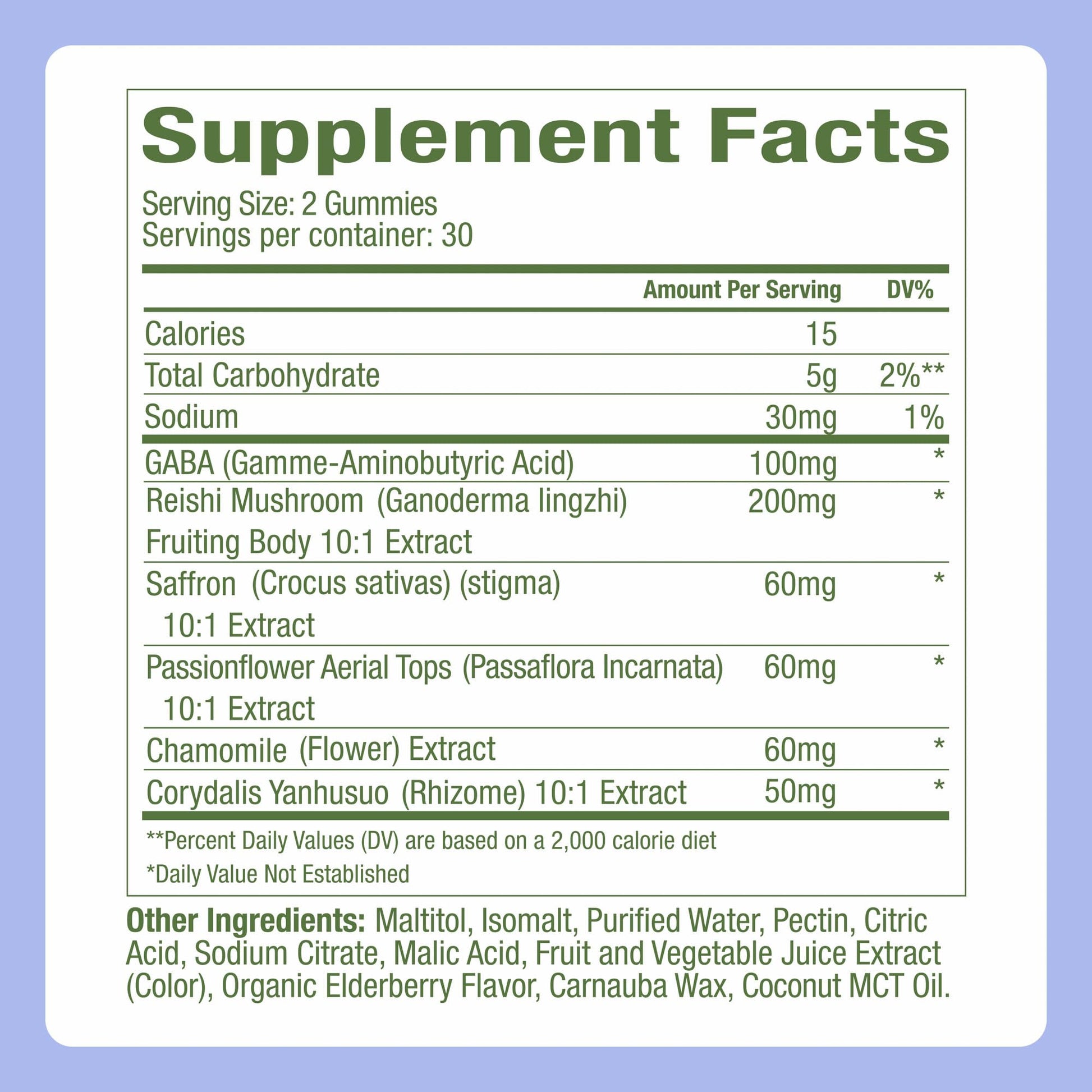 Natural sleep supplement packaging showcasing the functional mushroom blend instructions