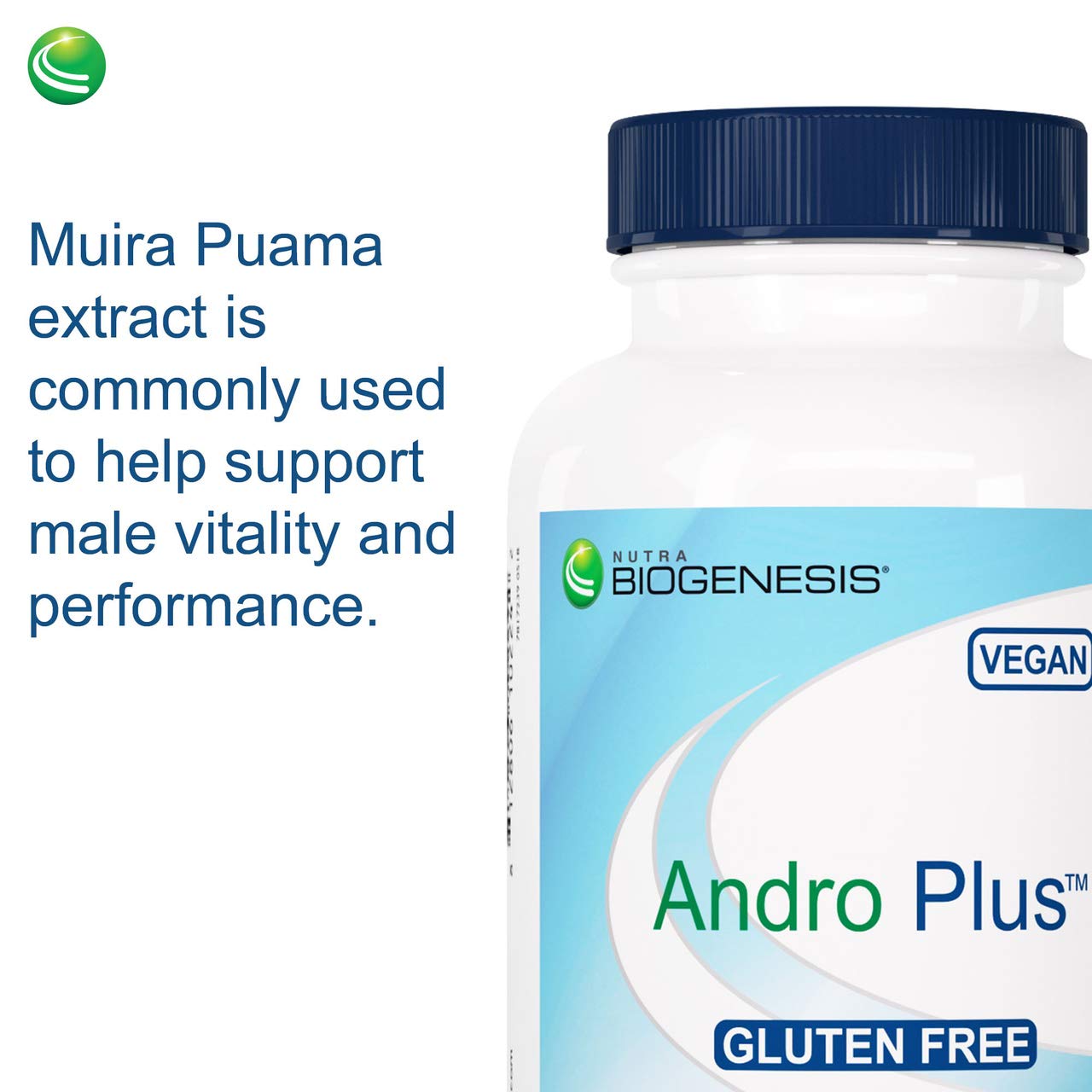 Authentic Nutra BioGenesis Andro Plus supplement bottle
