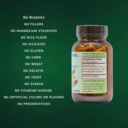 Barlowe's Herbal Elixirs Tribulus Terrestris vegetarian capsules view