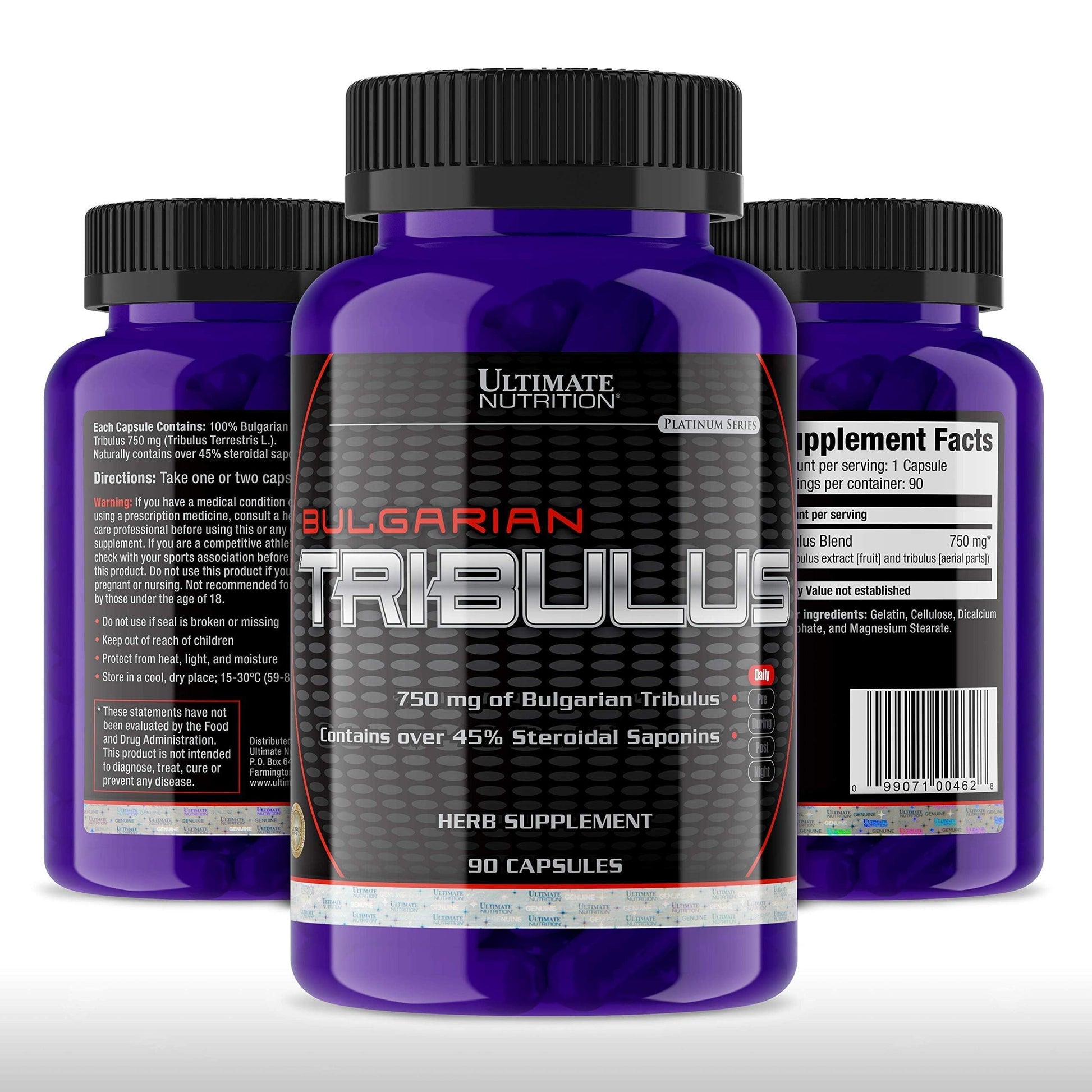 High quality image of Bulgarian Tribulus herbal supplement capsules