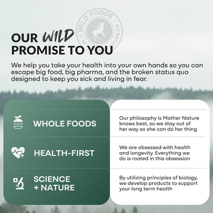 Premium male vitality supplement bottle by Wild Foods
