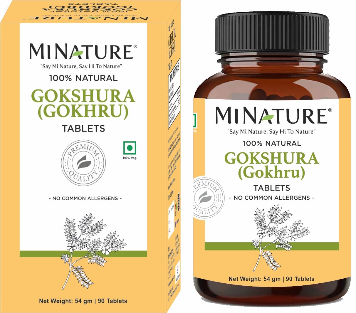 Textured view of Minature Gokshura herbal tablets