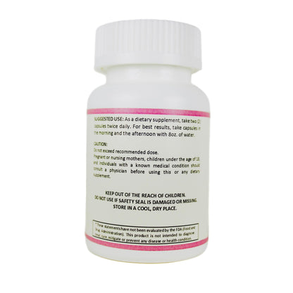 Herbs SRA ParasCleaner Herbal Detox Supplement Ingredients Label
