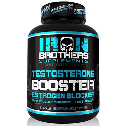 Iron Brothers 60 vegan capsules bottle showing supplement facts