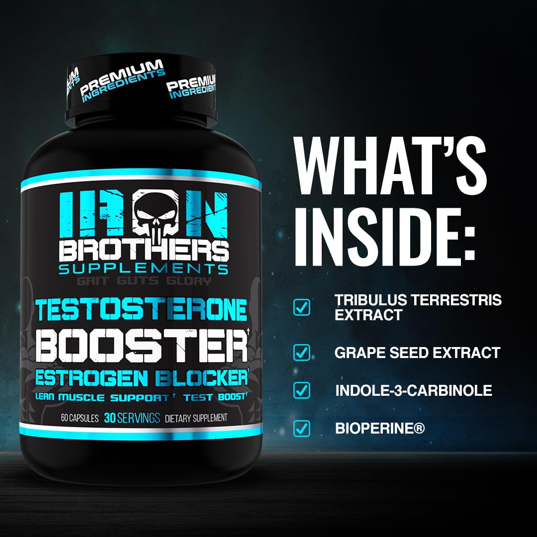 Iron Brothers performance supplement capsules in packaging