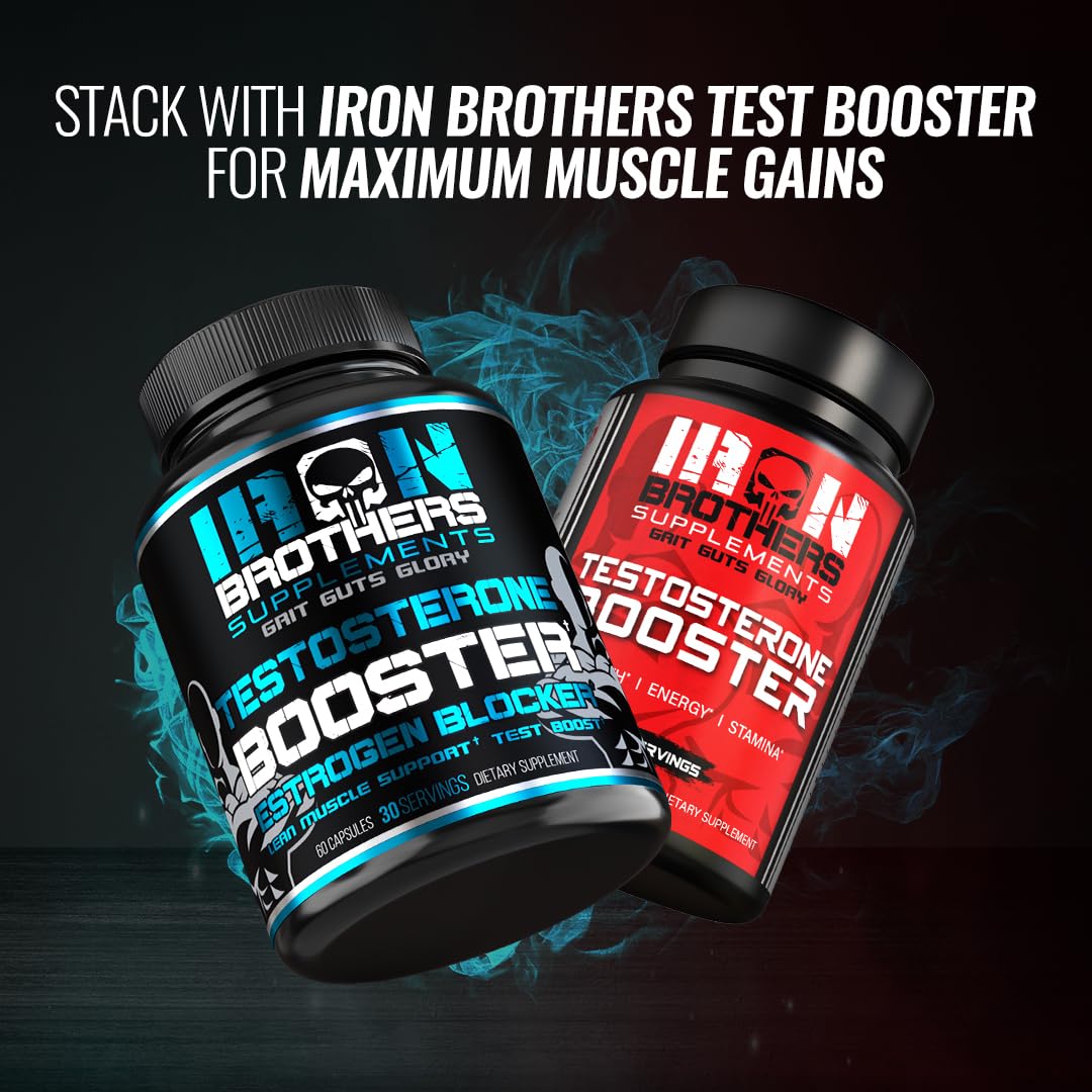 Iron Brothers Testosterone Support 30 day supply bottle