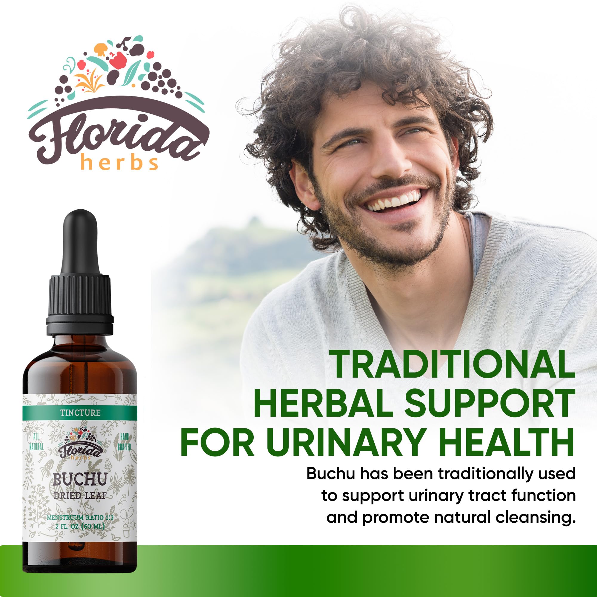 Florida Herbs Organic Buchu Extract supplement facts label