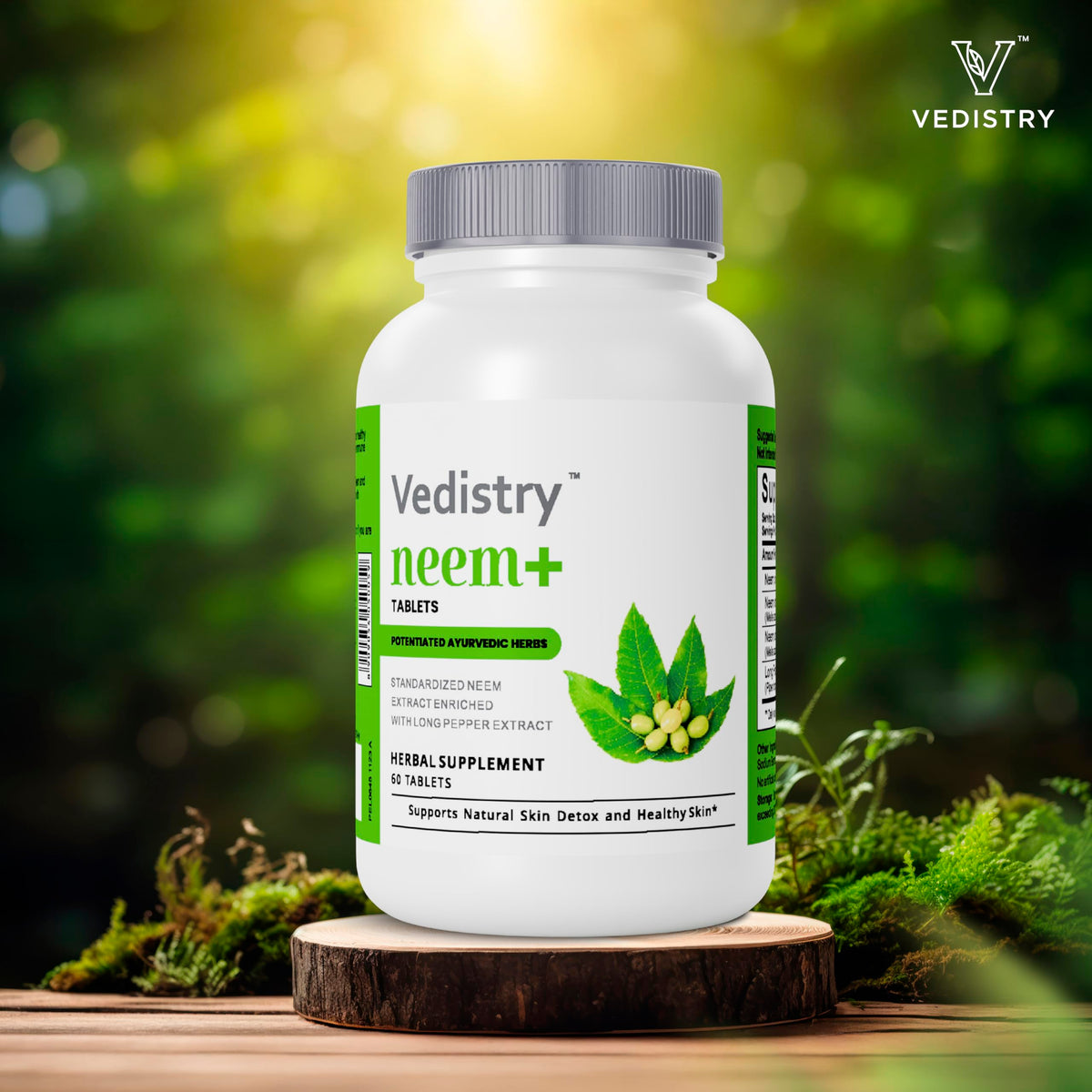 Vedistry Neem Leaf 1100mg Tablets daily wellness usage guide