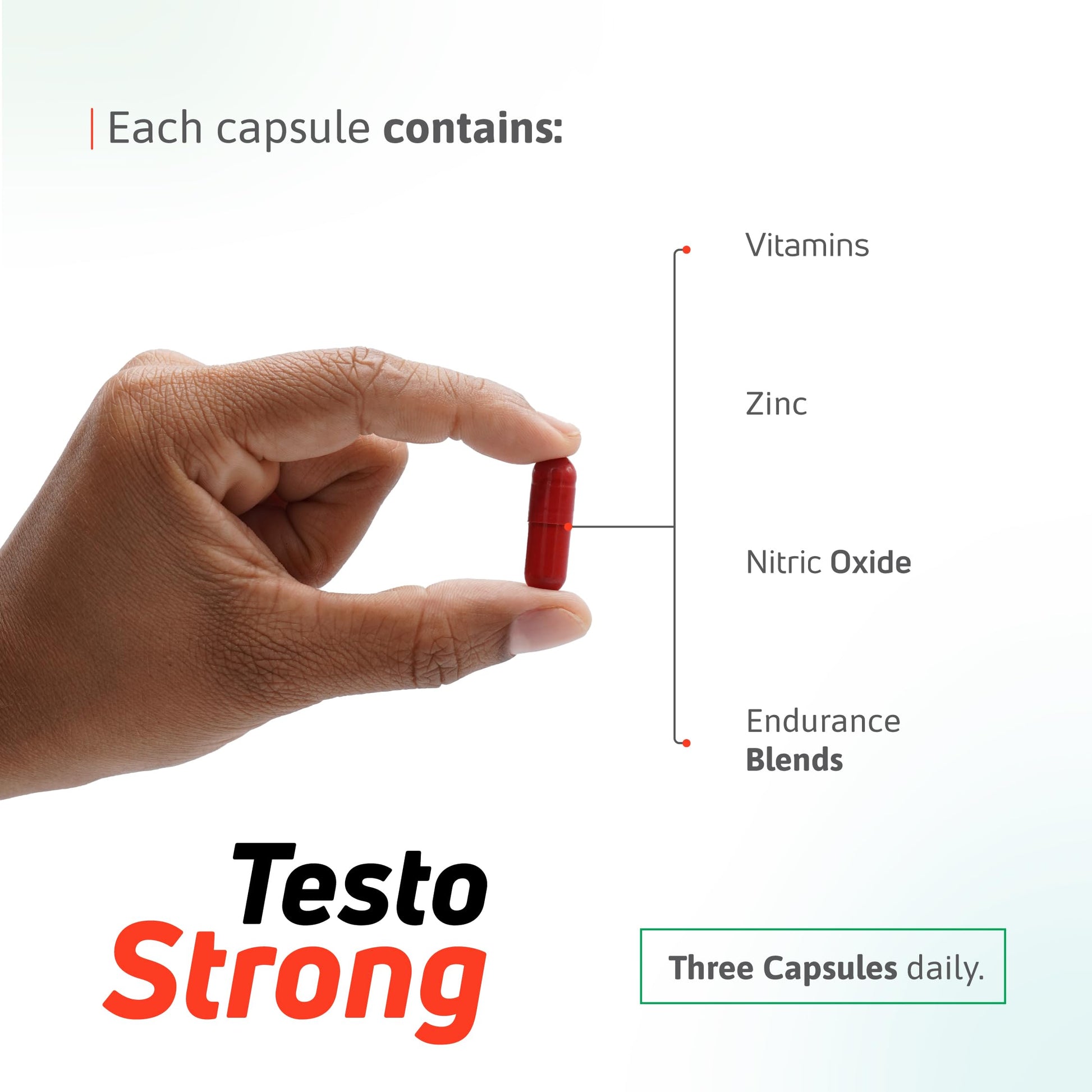 USA imported Nutra Nutrition Testostrong supplement bottle