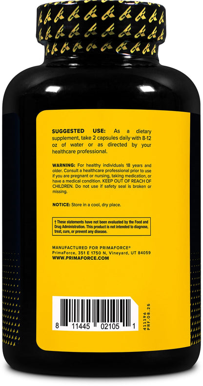 180 capsules of Primaforce Tribulus Terrestris health supplement