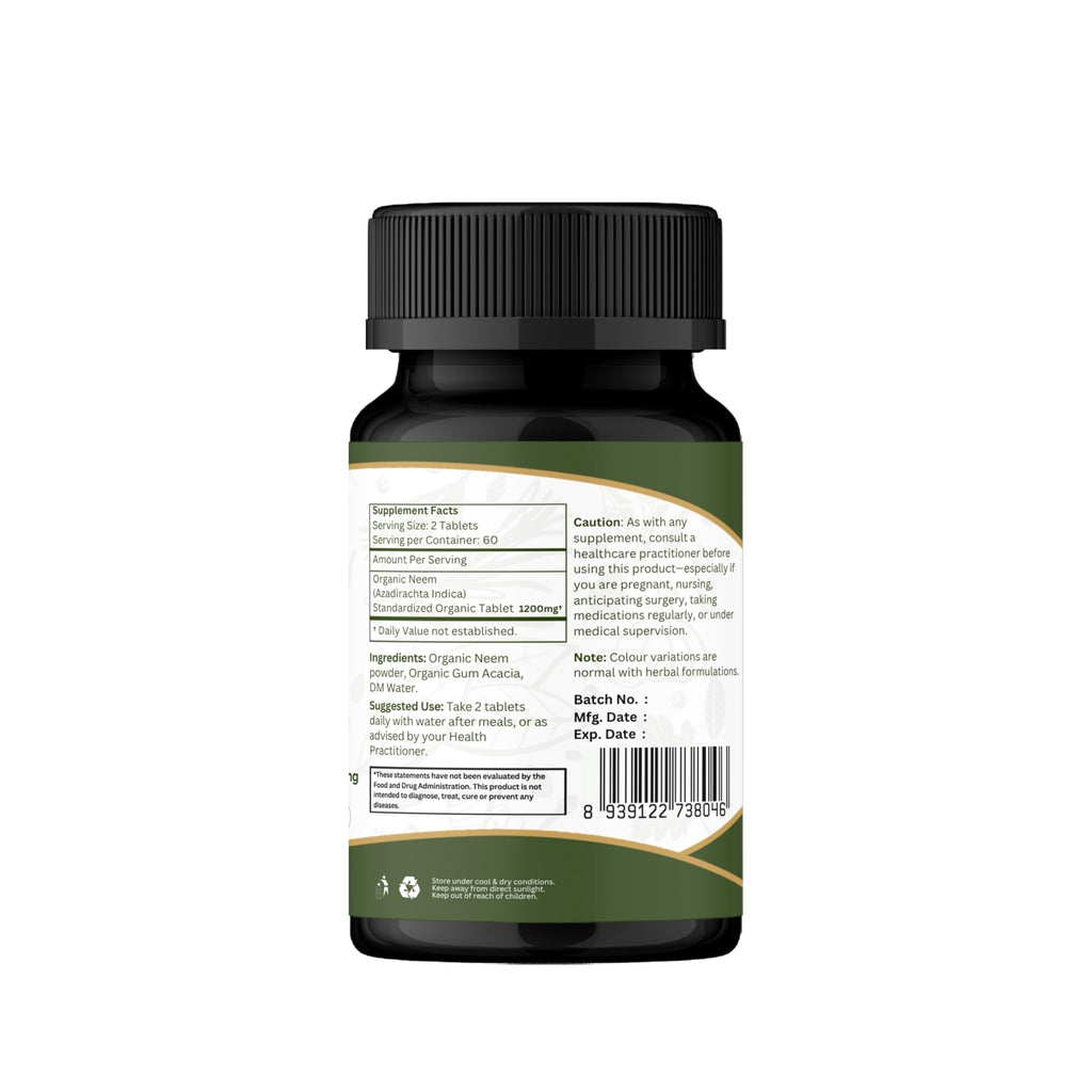 Organic Spree Neem Skin Health Supplement Lifestyle