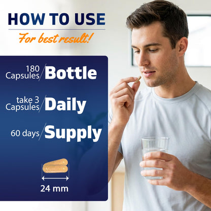 Back view of Vitamatic Tribulus Terrestris bottle with supplement facts