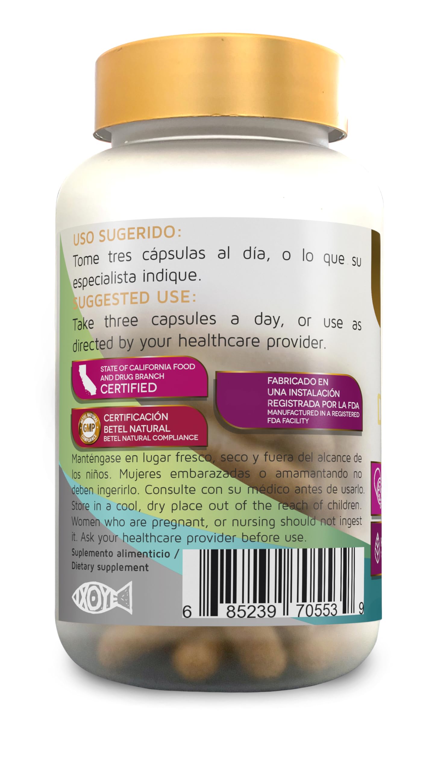 Betel Natural Diabetel Herbal Supplement Bottle