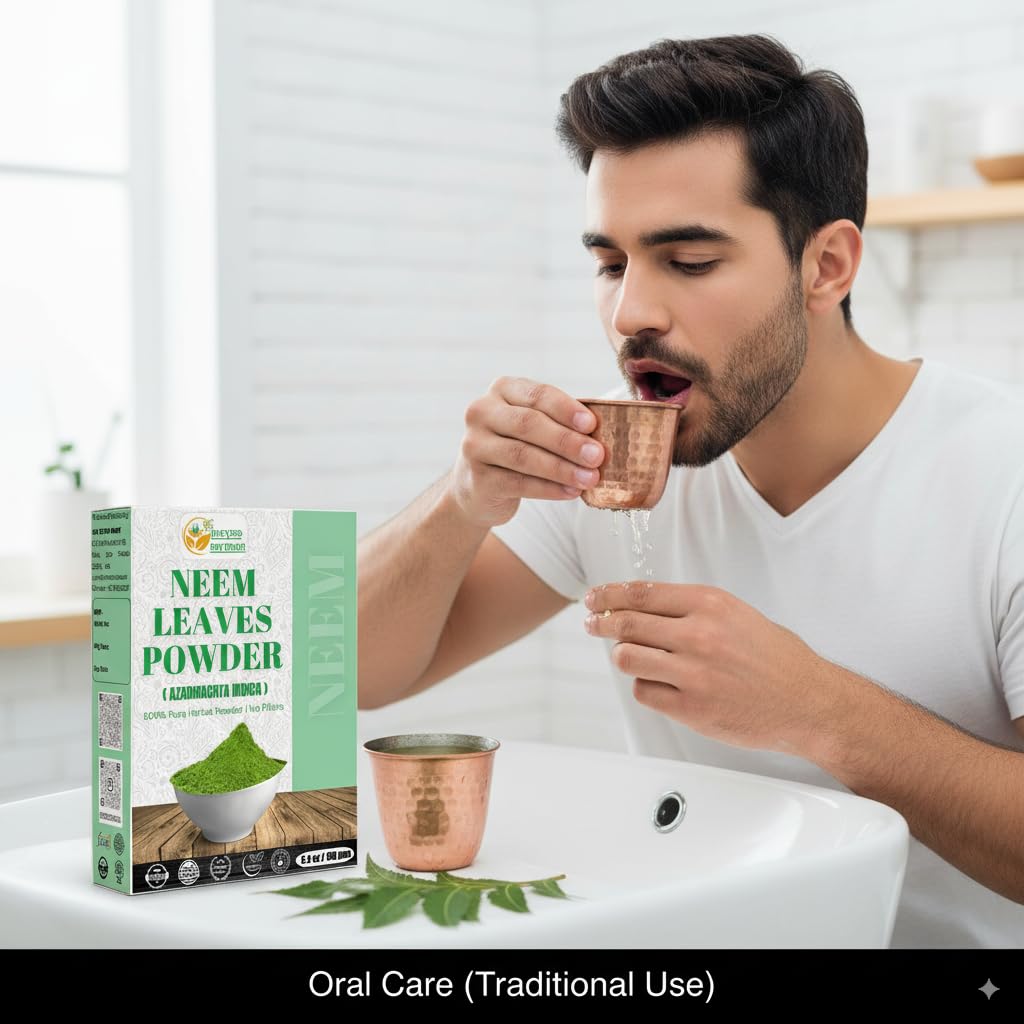Herbs Botanica Neem Powder scalp treatment preparation