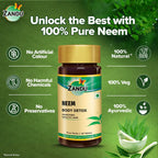 Zandu Pure Herbs Neem capsules natural blood purifier supplement