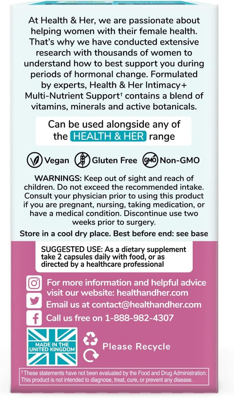 Health and Her Intimacy supplement for female wellness