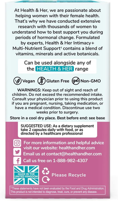 Health and Her Intimacy supplement for female wellness