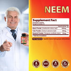 Organic Cadane Neem Leaf Capsules ingredients and dosage details