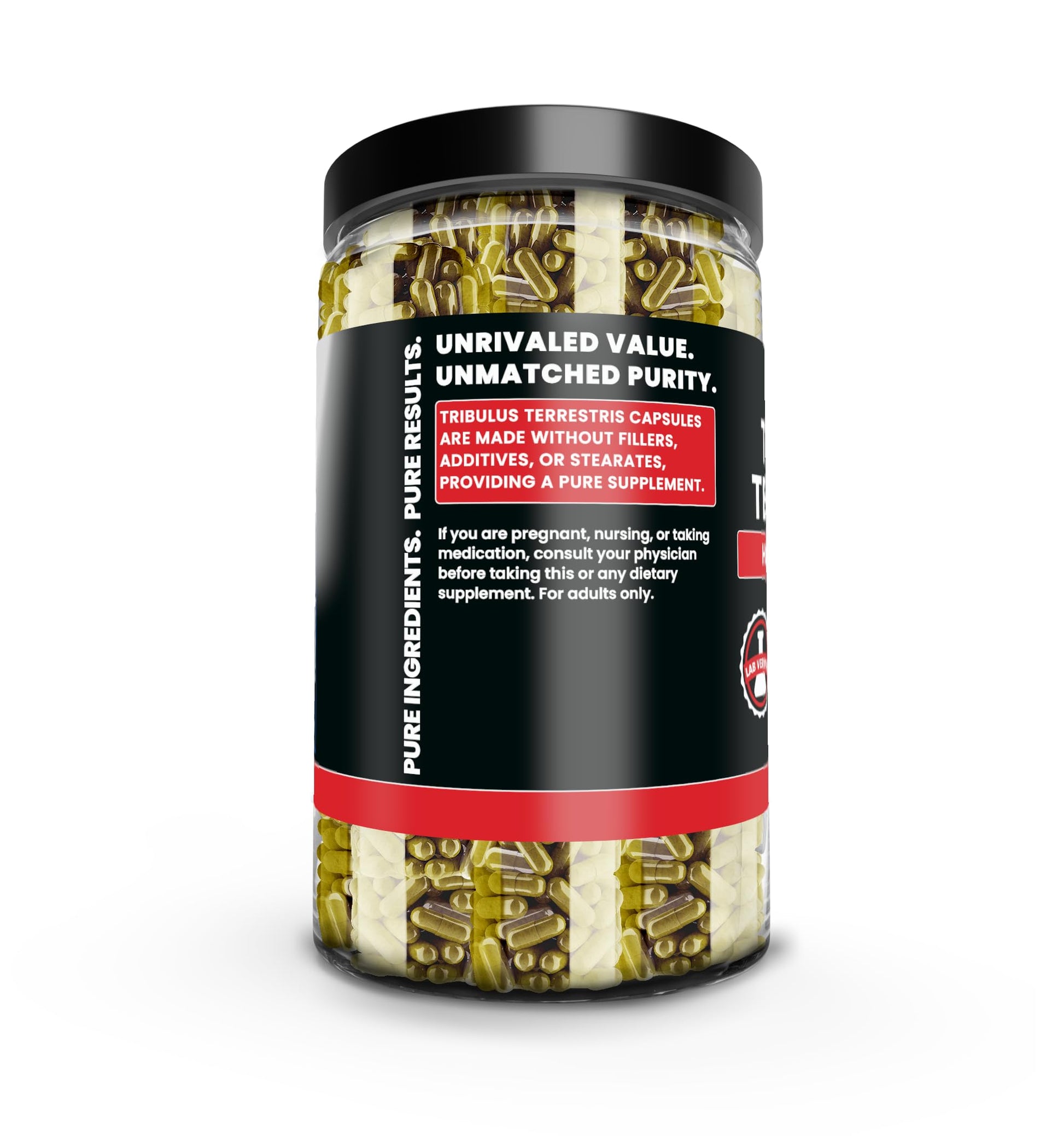 Pure Original Ingredients Tribulus Terrestris supplement label details
