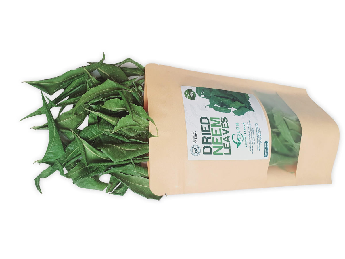Ceylon Rustic Savour Dried Neem Leaves natural skincare preparation