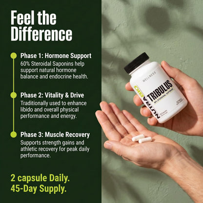 NutraBio Tribulus Terrestris 500mg bottle branding