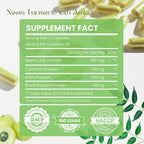Hebhac Herbs Neem And Turmeric 120 Capsules Supplement Facts