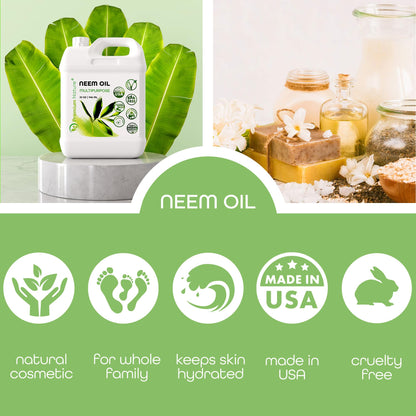 Premium Nature Organic Neem Oil pure and natural texture
