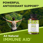 Organic Veda Neem Triple Complex capsules bottle ingredients