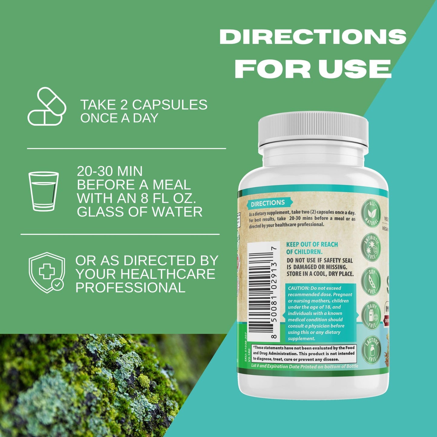 Whole World Wellness Organic Sea Moss Capsule Texture And Size