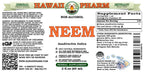Hawaii Pharm Neem Alcohol Free Extract supplement facts label