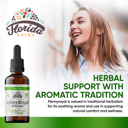 Florida Herbs Organic Pennyroyal Tincture 2 fluid ounces bottle