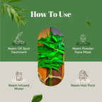 H&C Natural Neem Leaves Powder DIY hair mask preparation
