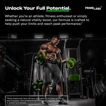 Prime Labs Tribulus Terrestris bottle cap and seal