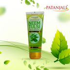 Patanjali Neem Tulsi Face Wash tube back label details