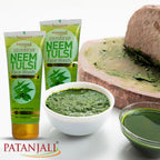 Patanjali Neem Tulsi Face Wash 100g duo packaging